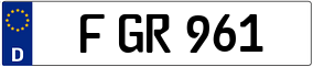Truck License Plate